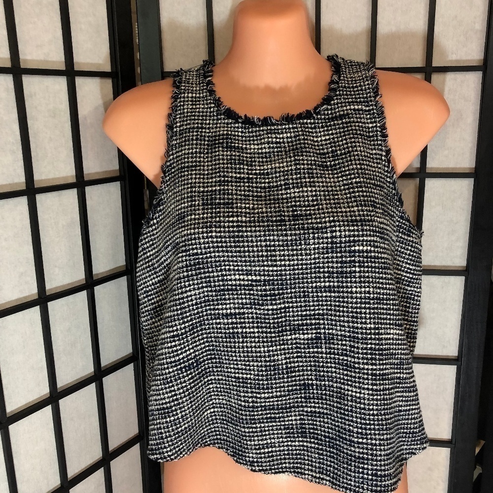 Zara Basic Crop Tank Small